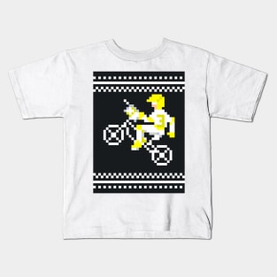 80's BMX RAD videogame pixel art Kids T-Shirt